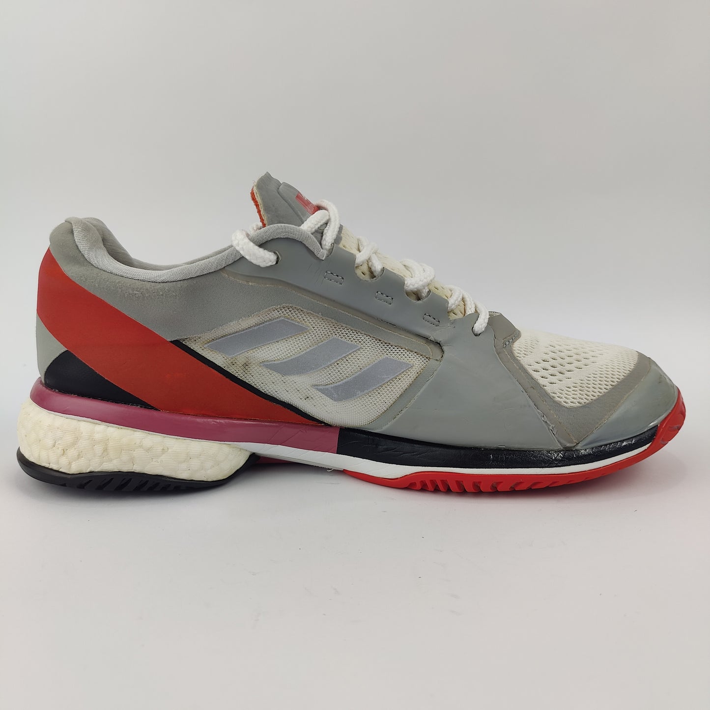 Adidas Barricade (UK/PK 8) - Grey - 4208145