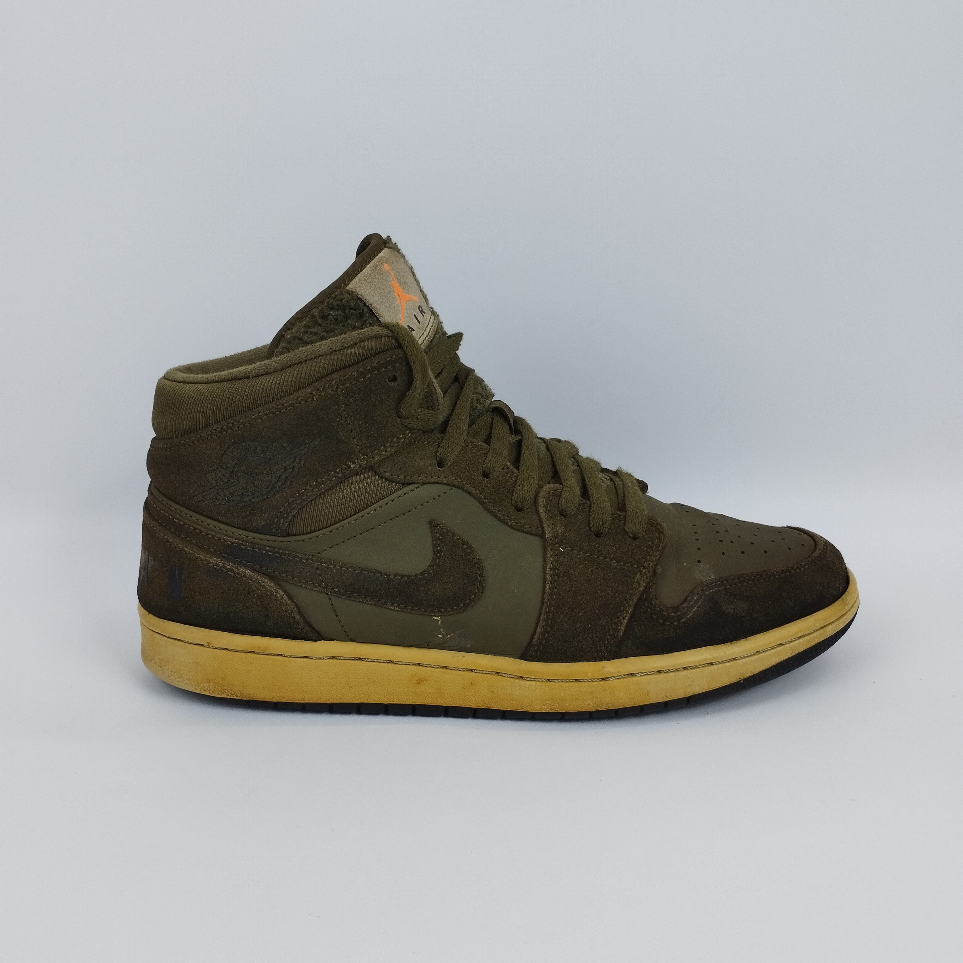 Nike Air Jordan 1 Mid Olive Canvas - 4401882