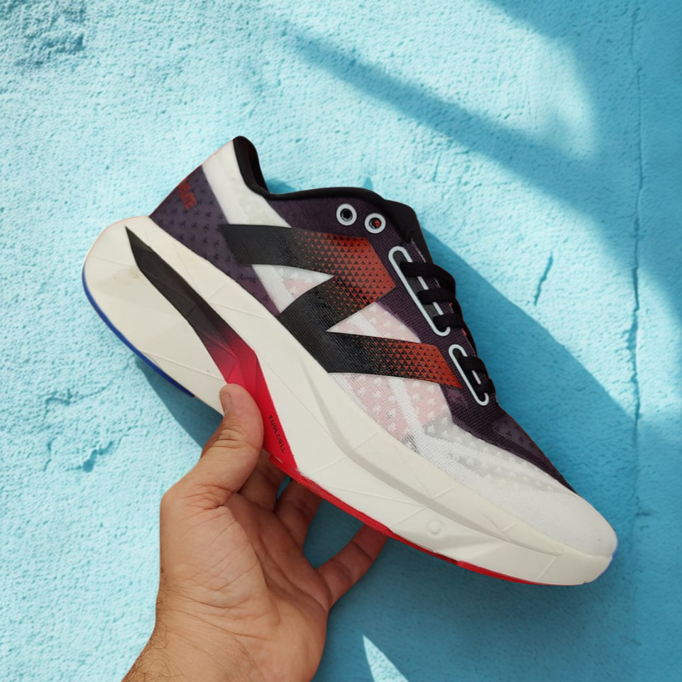 New Balance Fuel Cell Cricket (Dot Perfect) - White/Red - Multiple Size