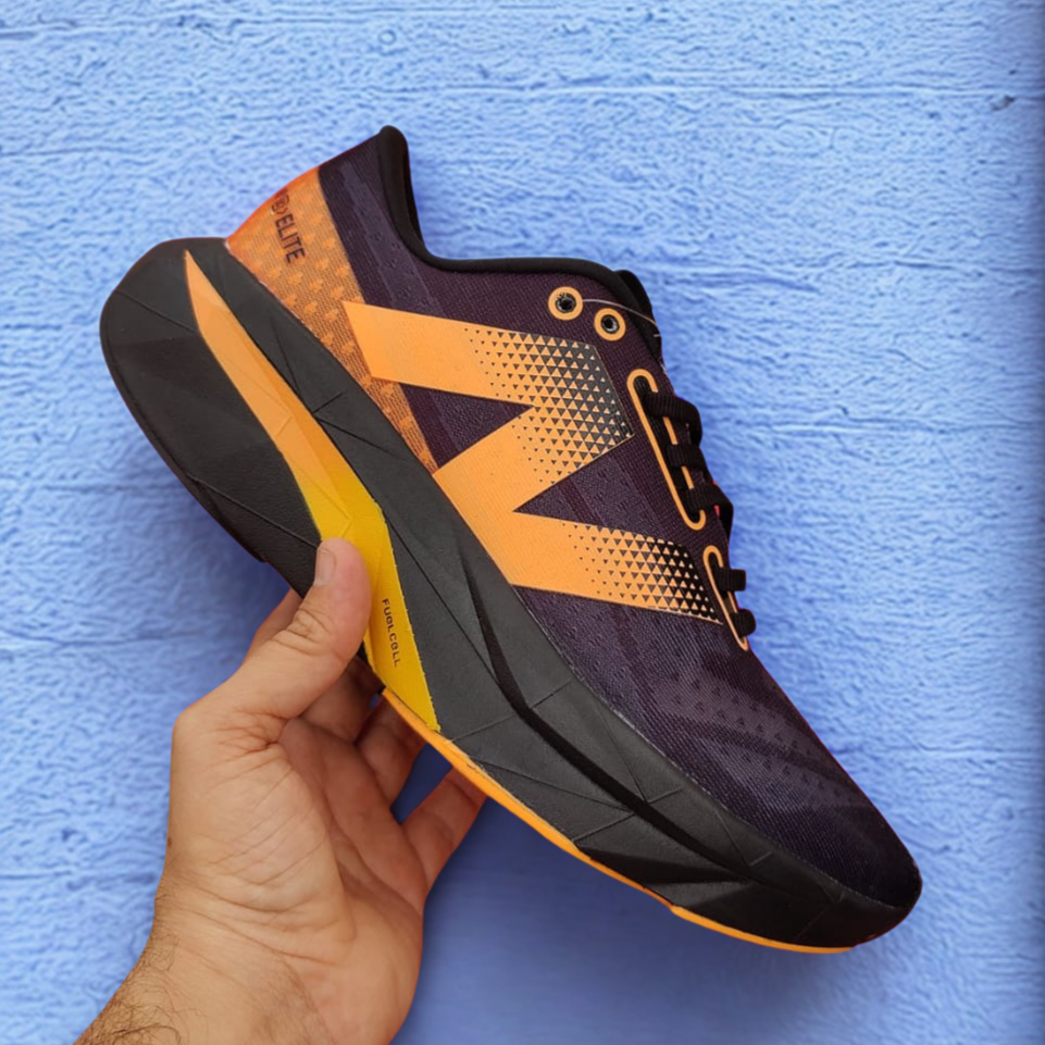 New Balance Fuel Cell Cricket (Dot Perfect) - Black/Orange - Multiple Size