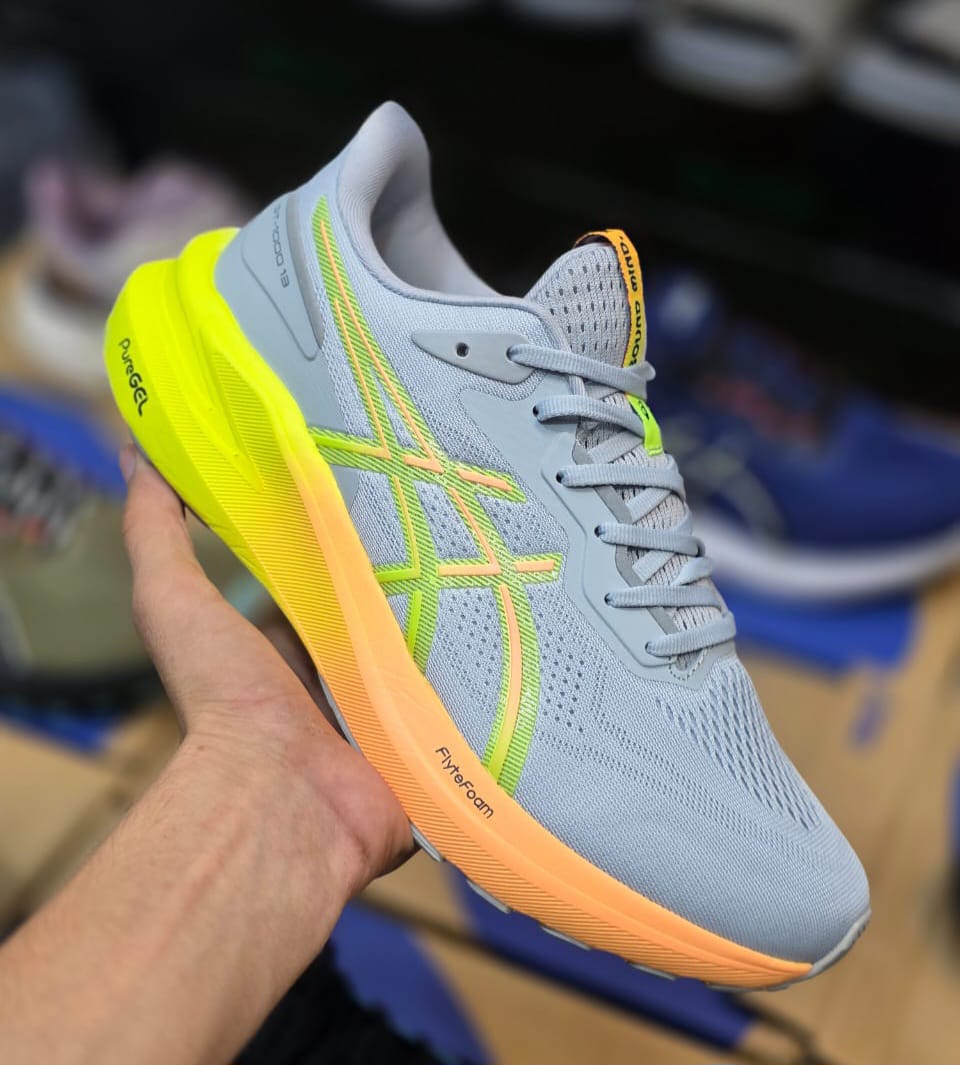 ASICS GT 1000 13 Cricket (Dot Perfect) - Grey/Yellow - Multiple Size