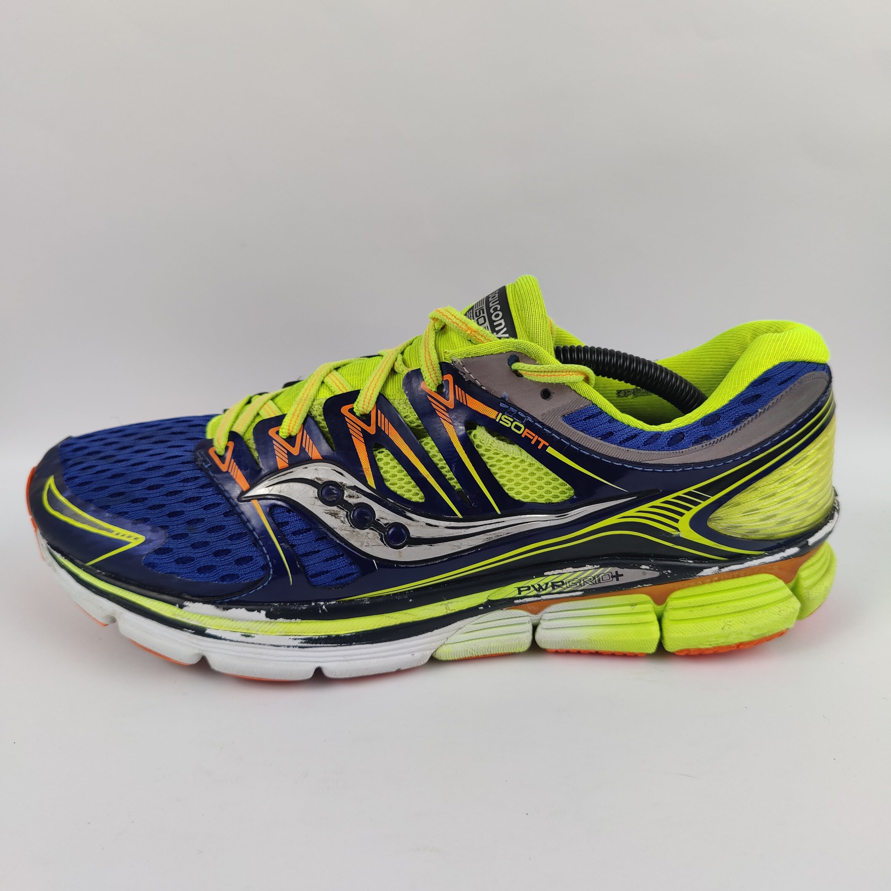 Saucony Running Triumph Iso Blue Volt - Blue/Yellow - 4601497
