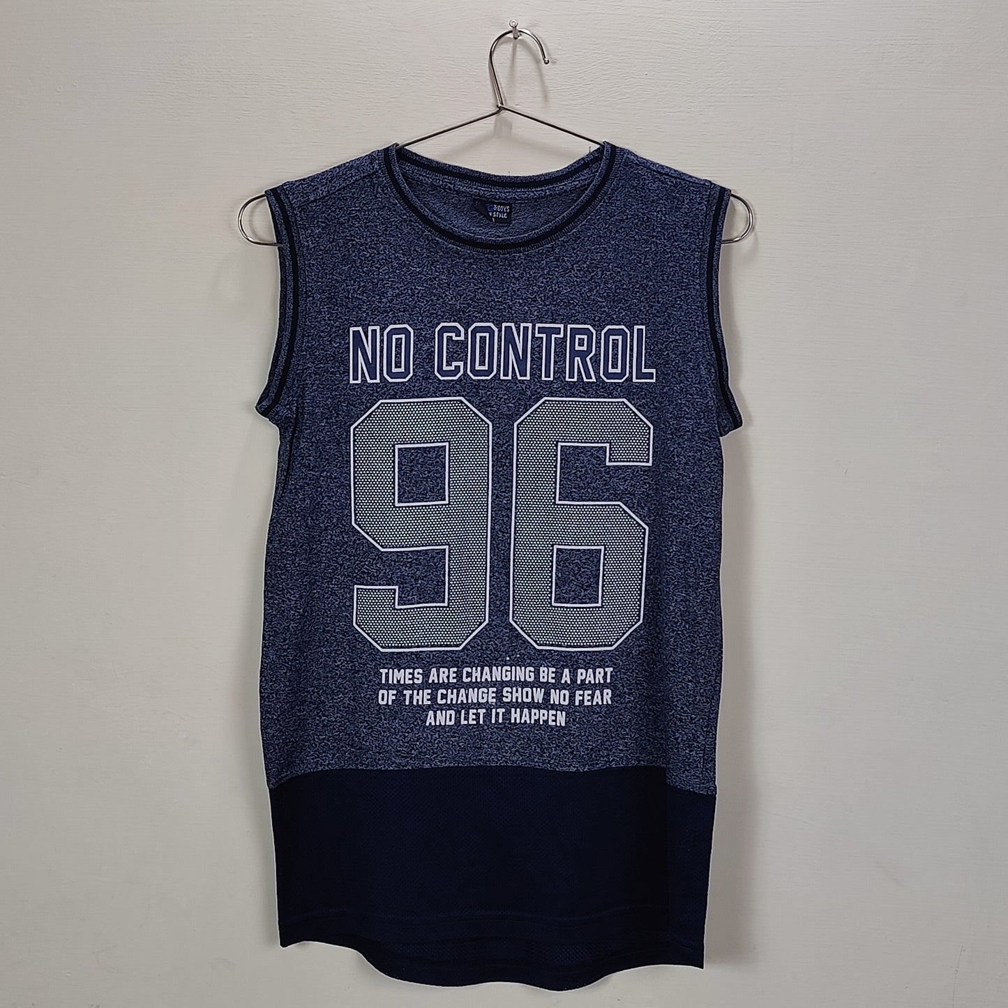 No Control Sleveless - Grey - TS1022