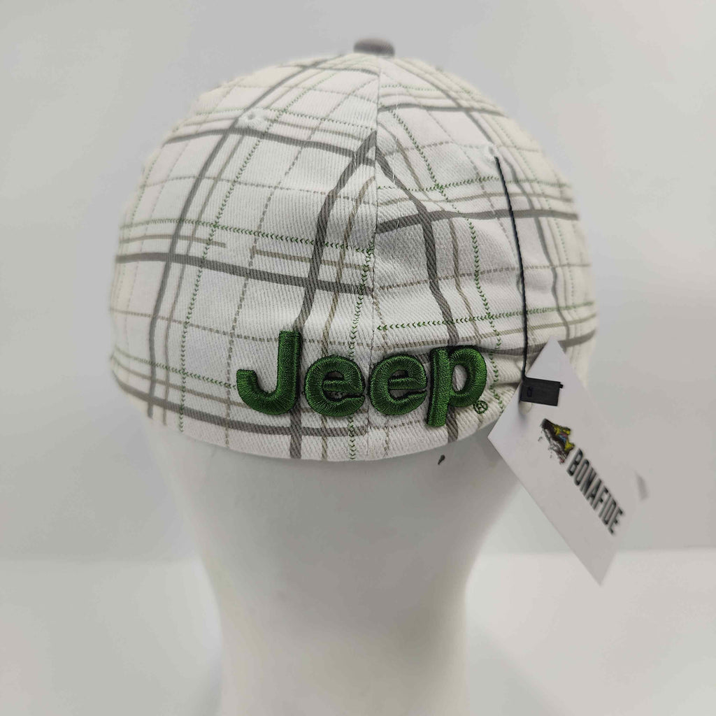 Jeep Checkerd Cap - White - 1391