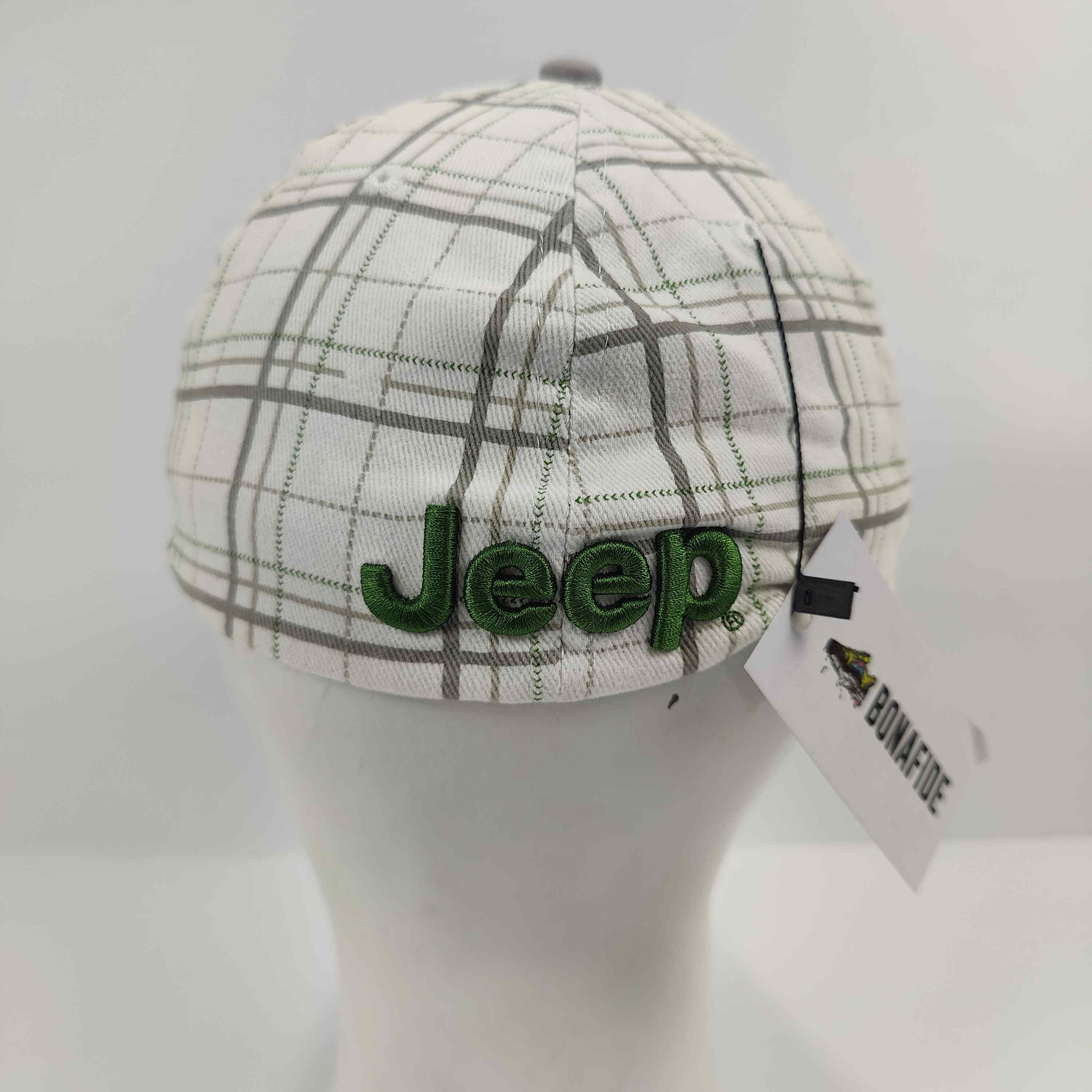 Jeep Checkerd Cap - White - 1391