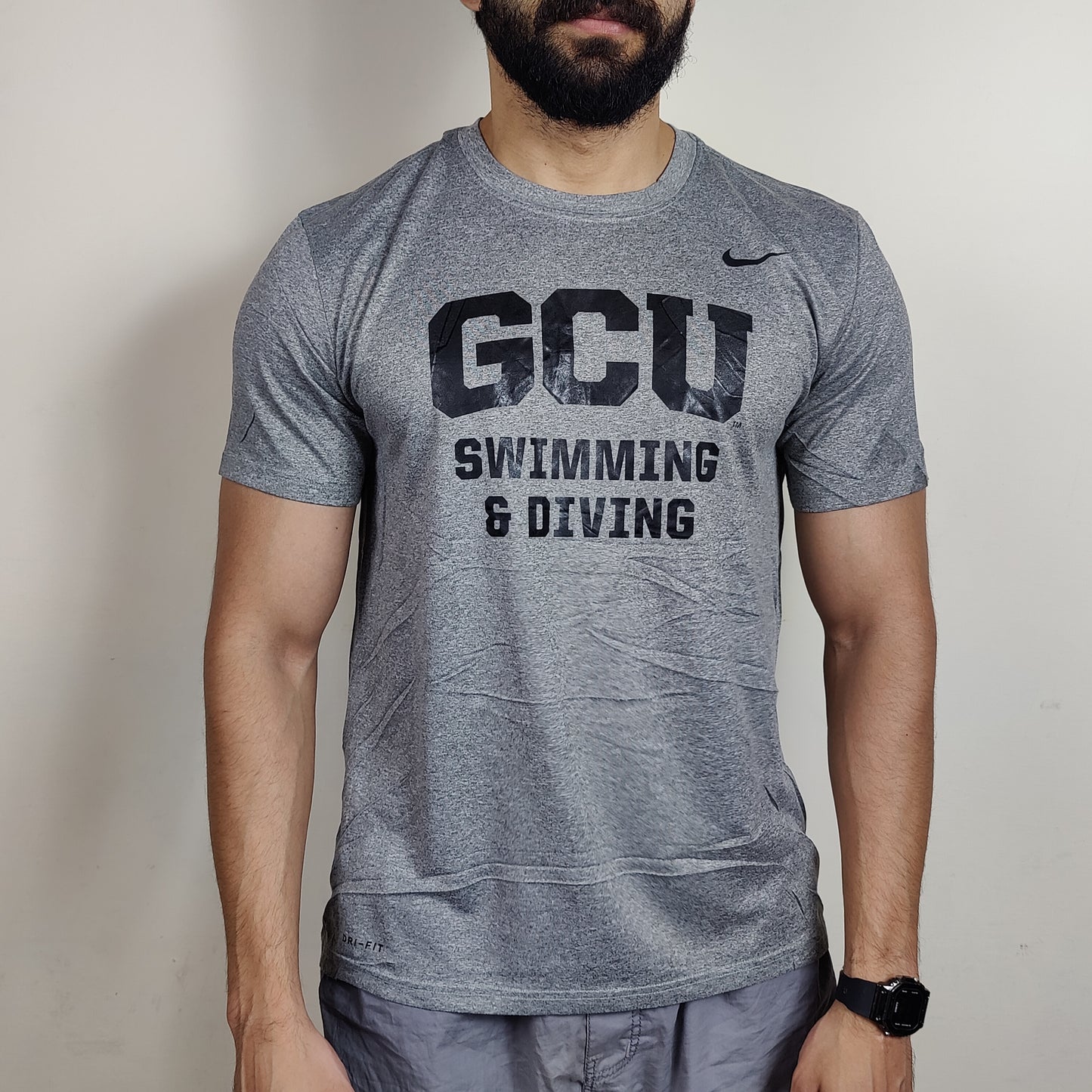 Nike Drifit GCU Swimming Shirt - Grey