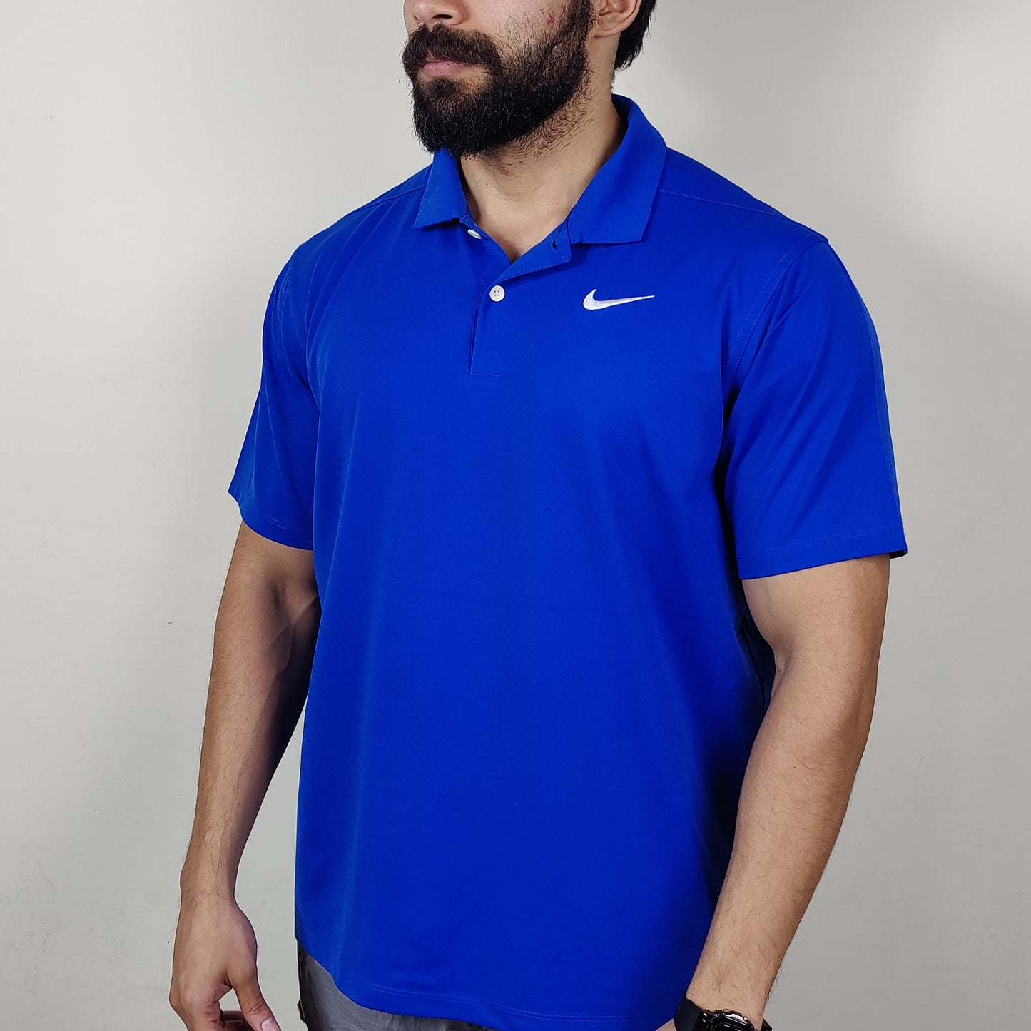 Nike Drifit Polo - Blue