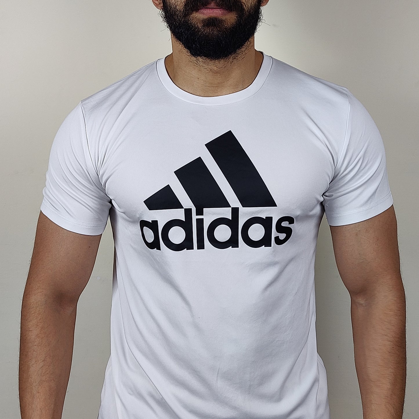 Adidas Logo DriFit - White