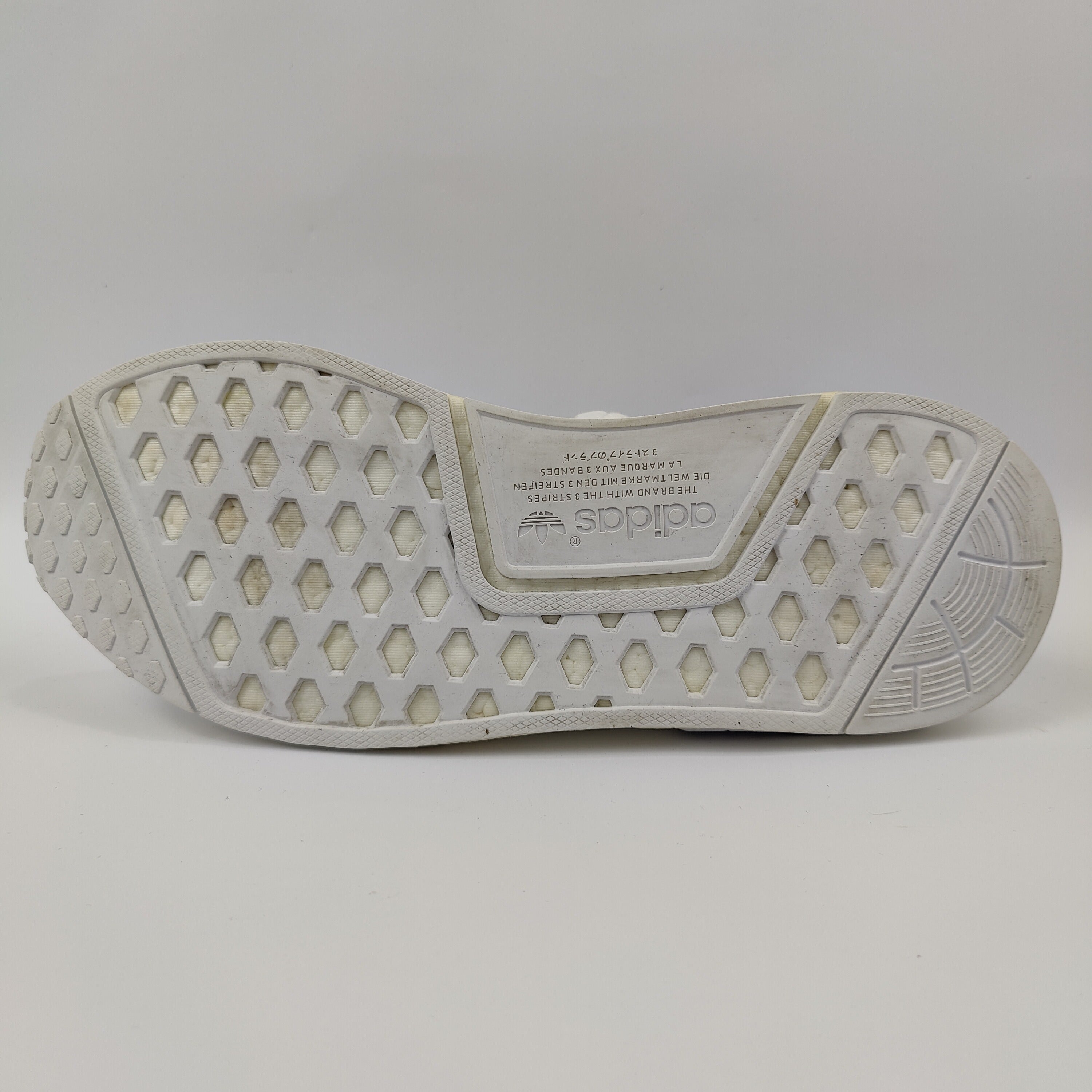 Adidas NMD R1 (UK/PK 10) - White - 4457546
