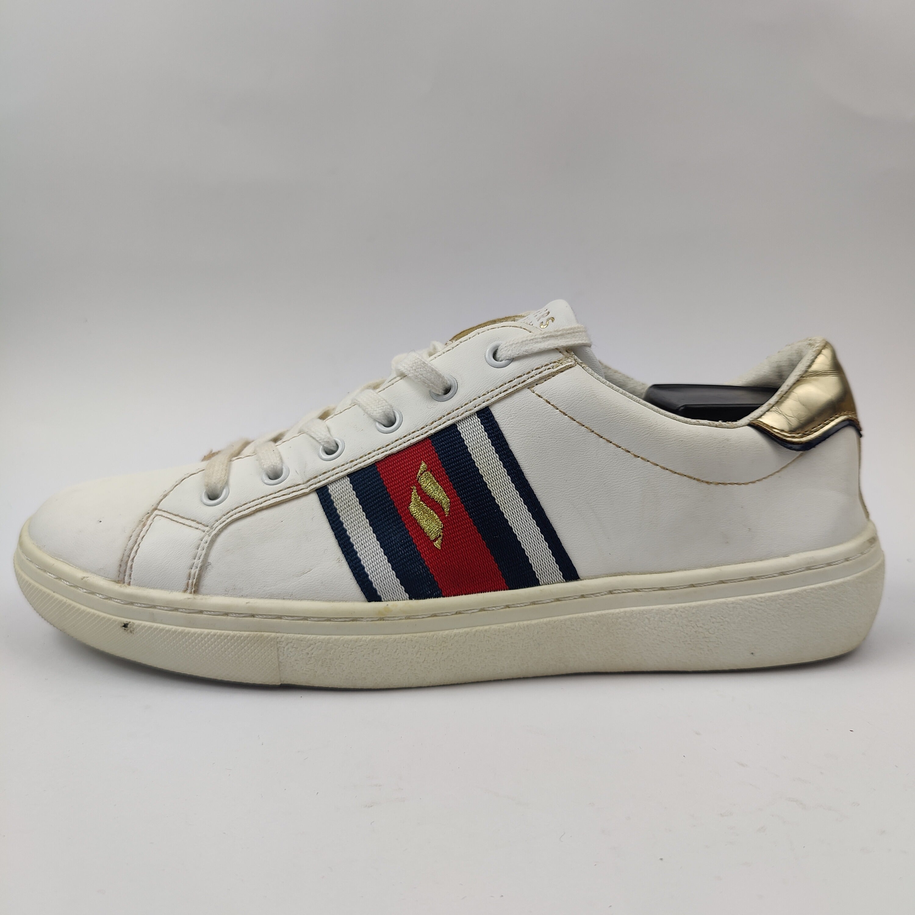 Skechers Goldie-Collegiate Cruizers (UK/PK 8) - White - 4108042