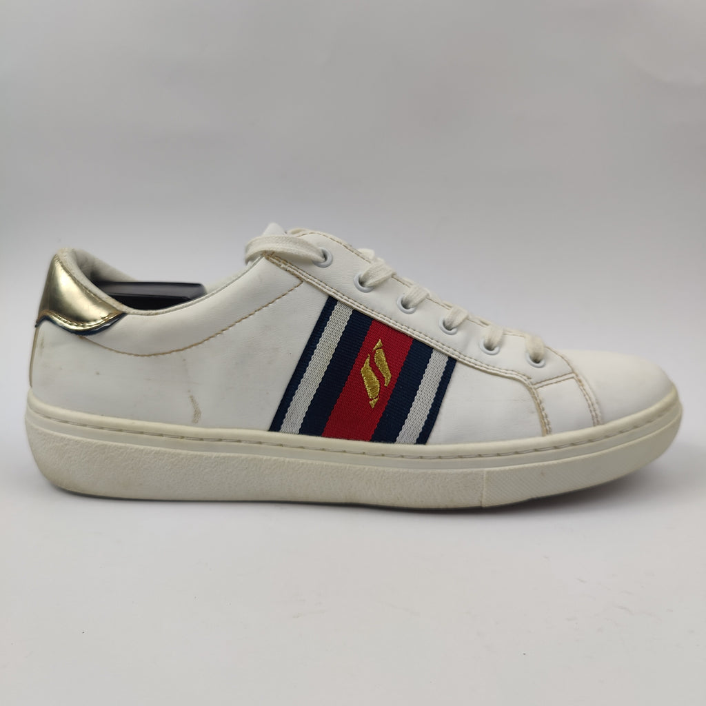 Skechers Goldie-Collegiate Cruizers (UK/PK 8) - White - 4108042