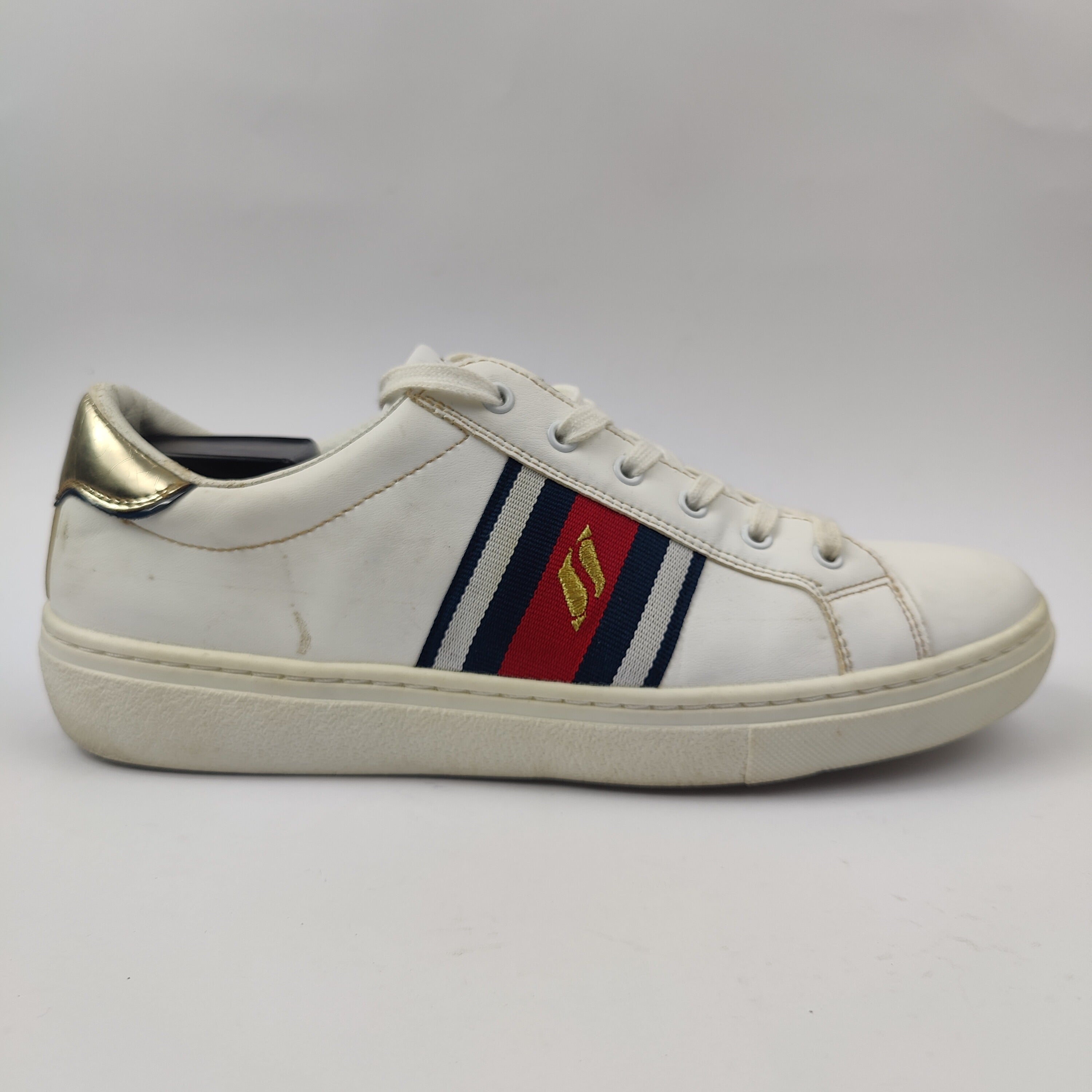 Skechers Goldie-Collegiate Cruizers (UK/PK 8) - White - 4108042