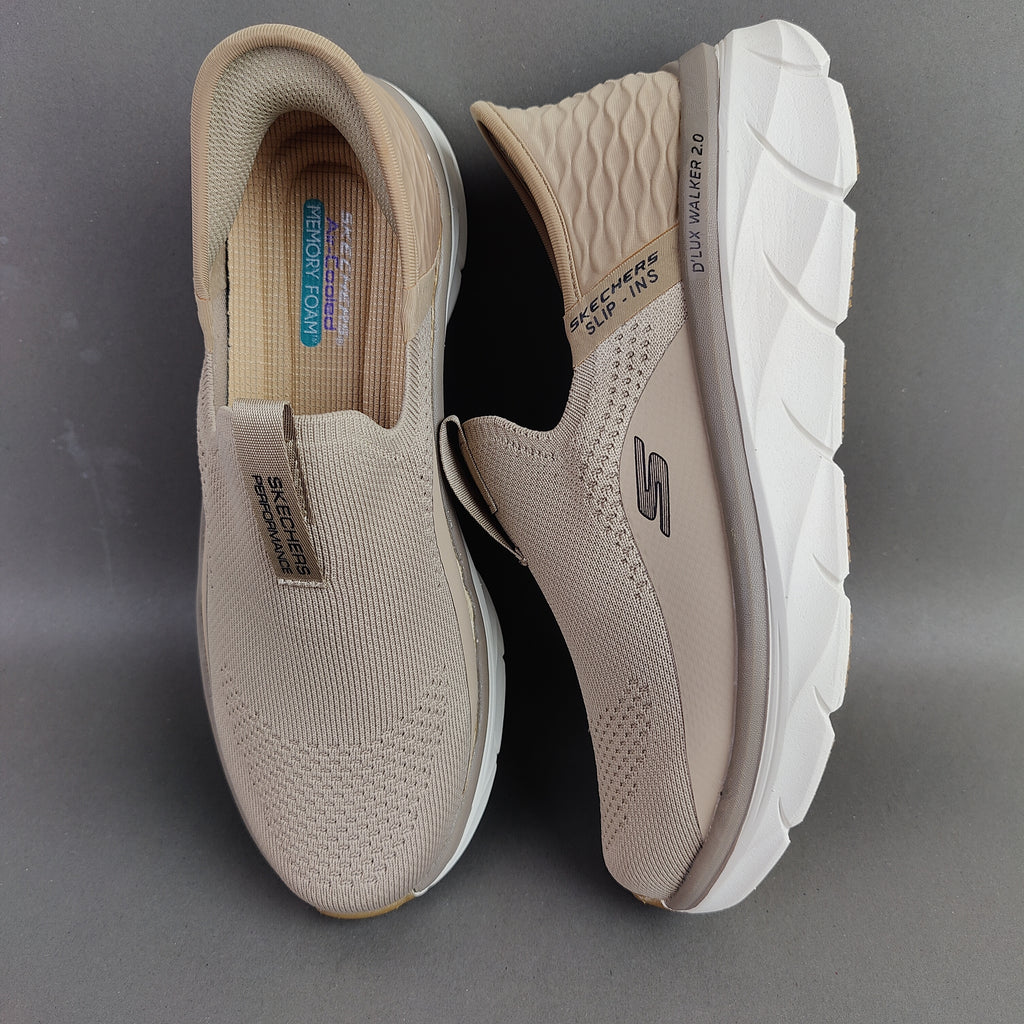 Skechers D'Lux Memory Foam SlipIn - Brown - Multiple Size