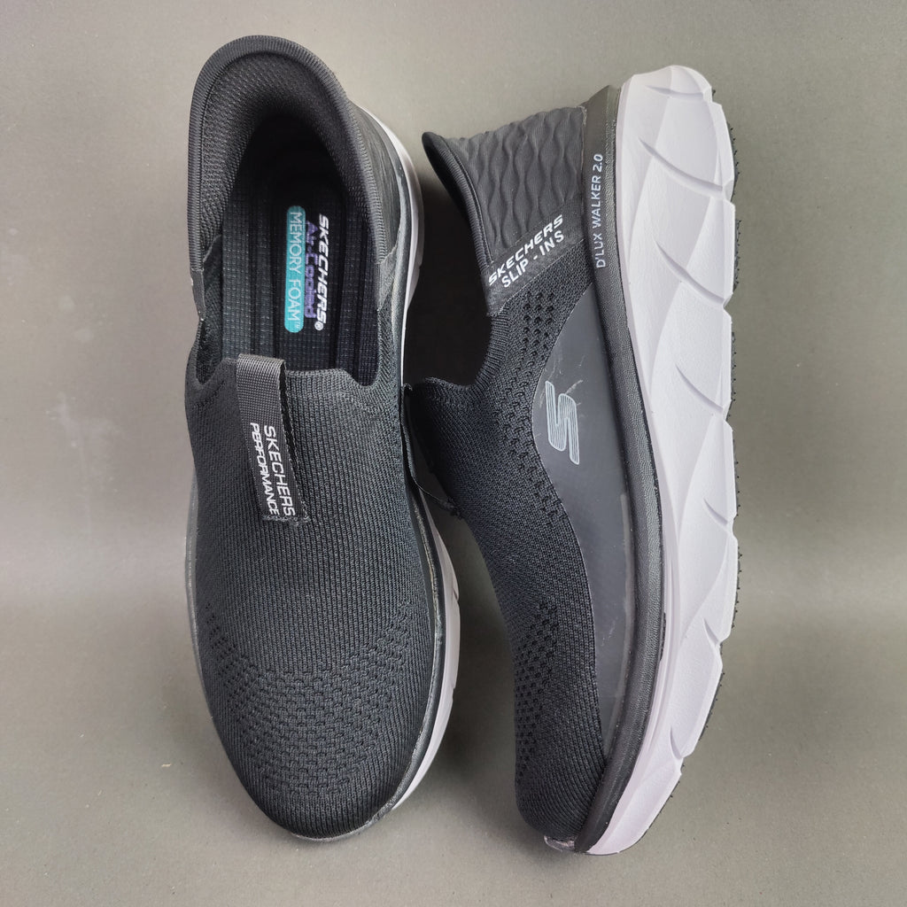 Skechers D'Lux Memory Foam SlipIn - Black - Multiple Size