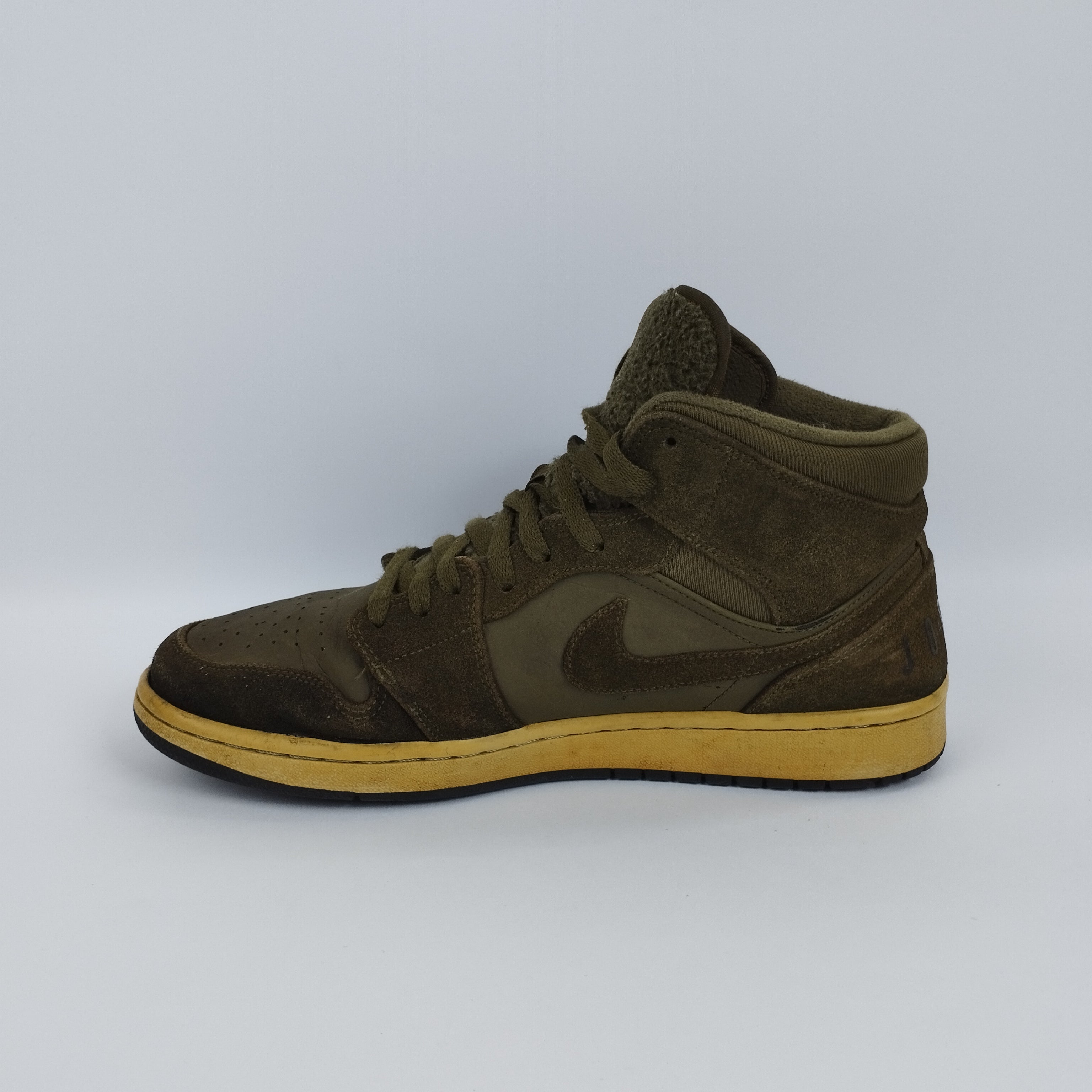 Nike Air Jordan 1 Mid Olive Canvas - 4401882