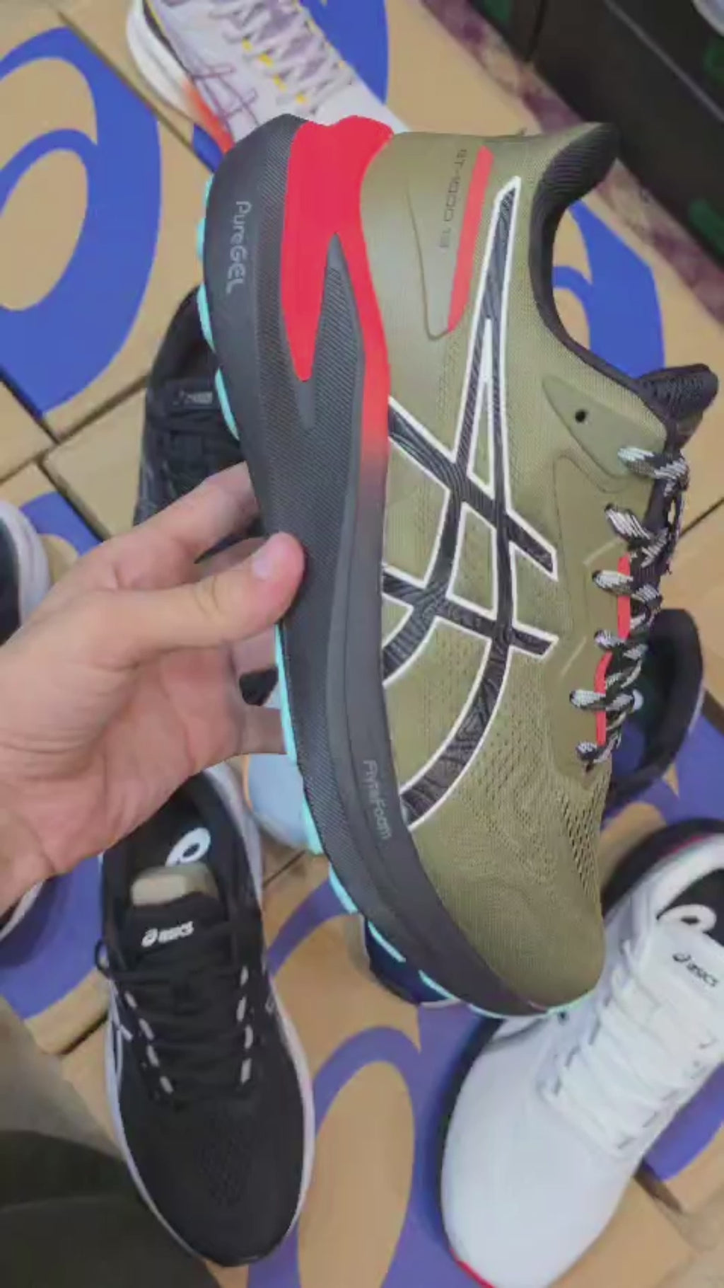 ASICS GT 1000 13 Cricket (Dot Perfect) - Green - Multiple Size