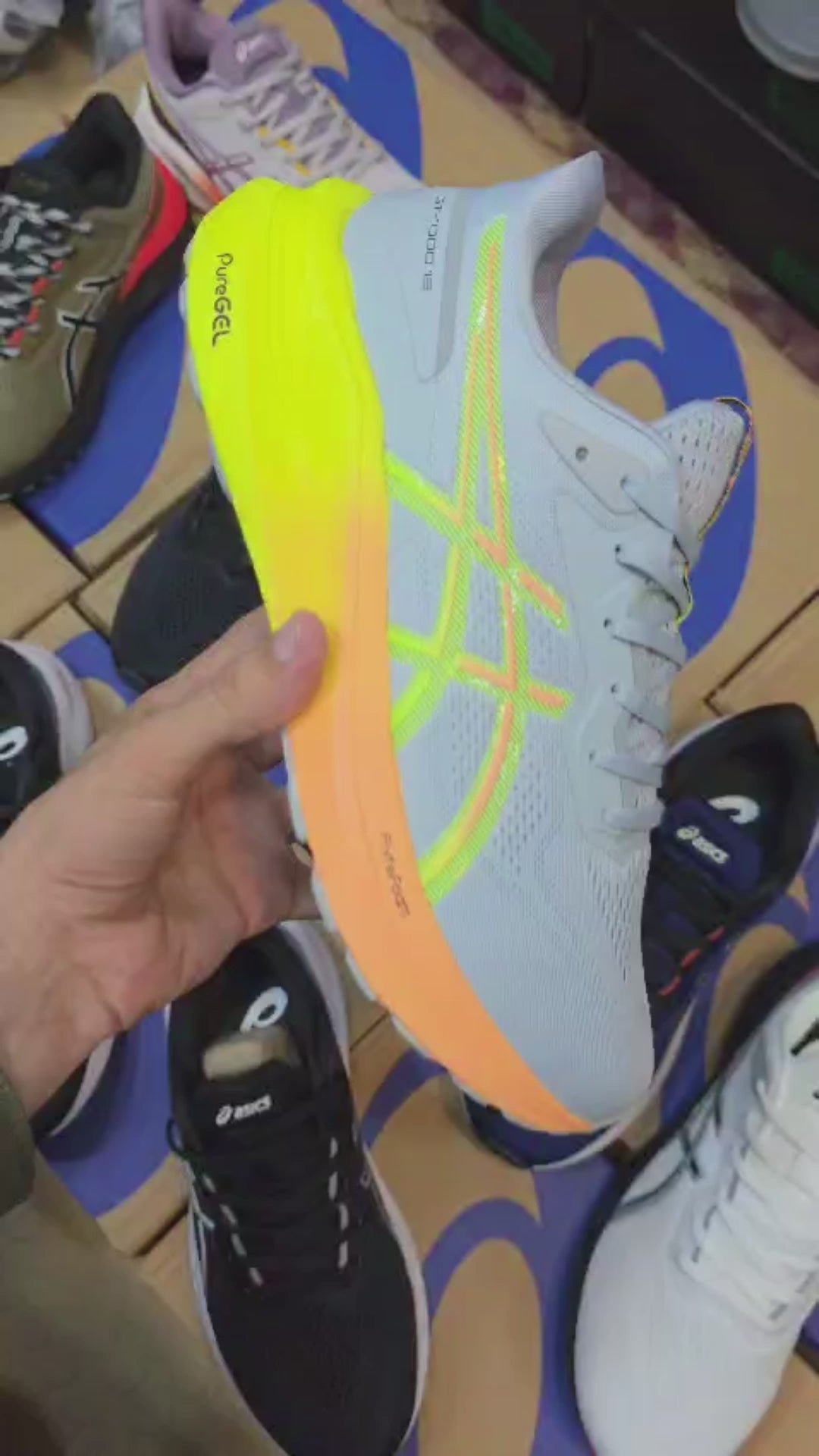 ASICS GT 1000 13 Cricket (Dot Perfect) - Grey/Yellow - Multiple Size