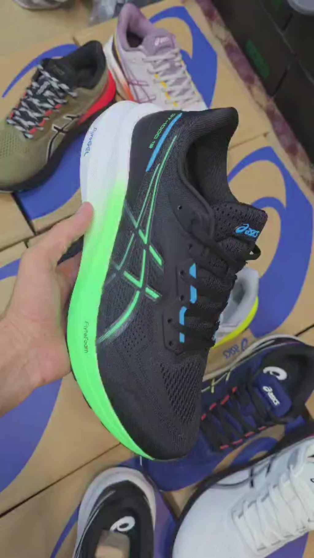 ASICS GT 1000 13 Cricket (Dot Perfect) - Black/Green - Multiple Size