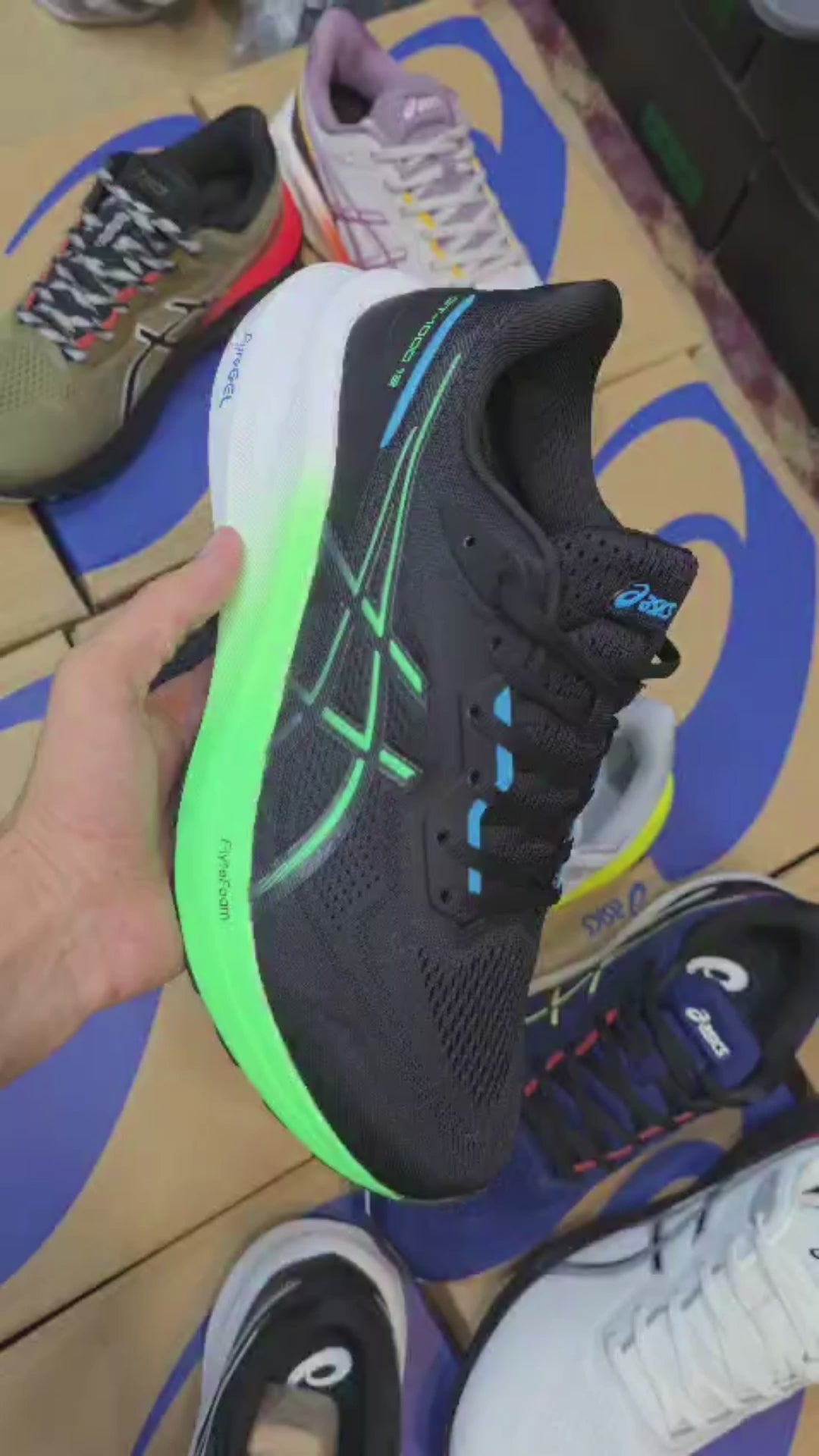 ASICS GT 1000 13 Cricket (Dot Perfect) - Black/Green - Multiple Size